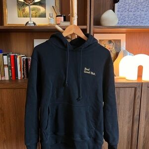 Tom Misch Concert Hoodie with Embroidered Text
